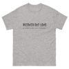 Recover Out Loud T-Shirt Black Text - Image 7
